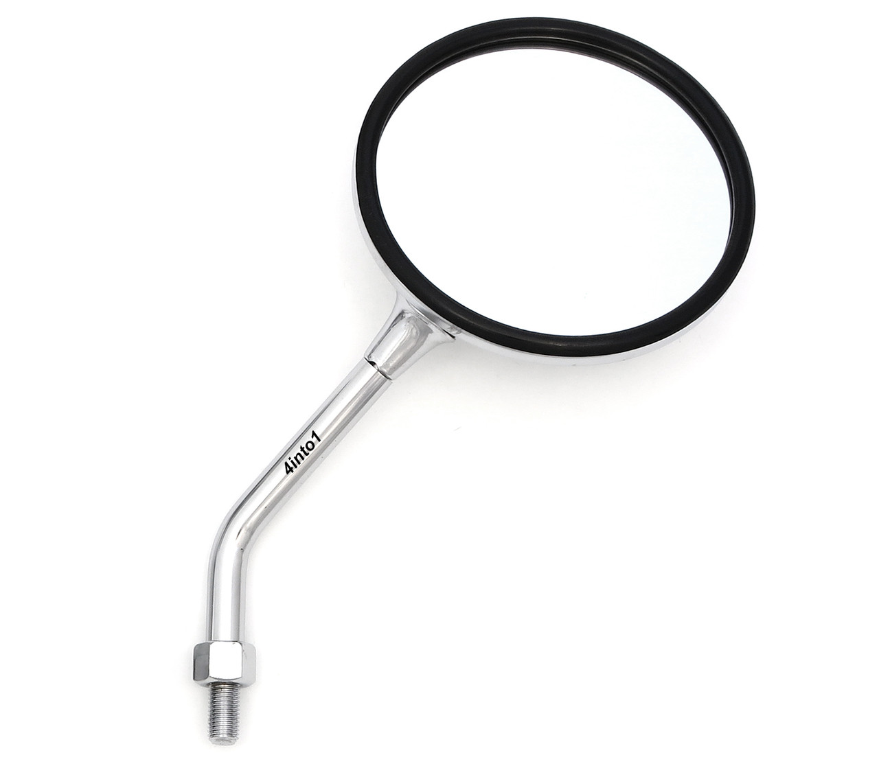 Honda Cruiser Round Chrome Mirror - 10mm - Short Stem