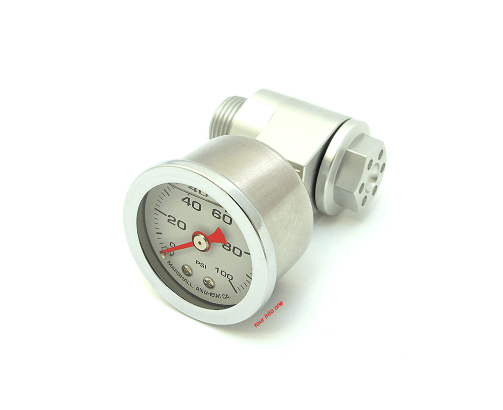 Joker Machine CB750 Oil Pressure Gauge Assembly - Clear