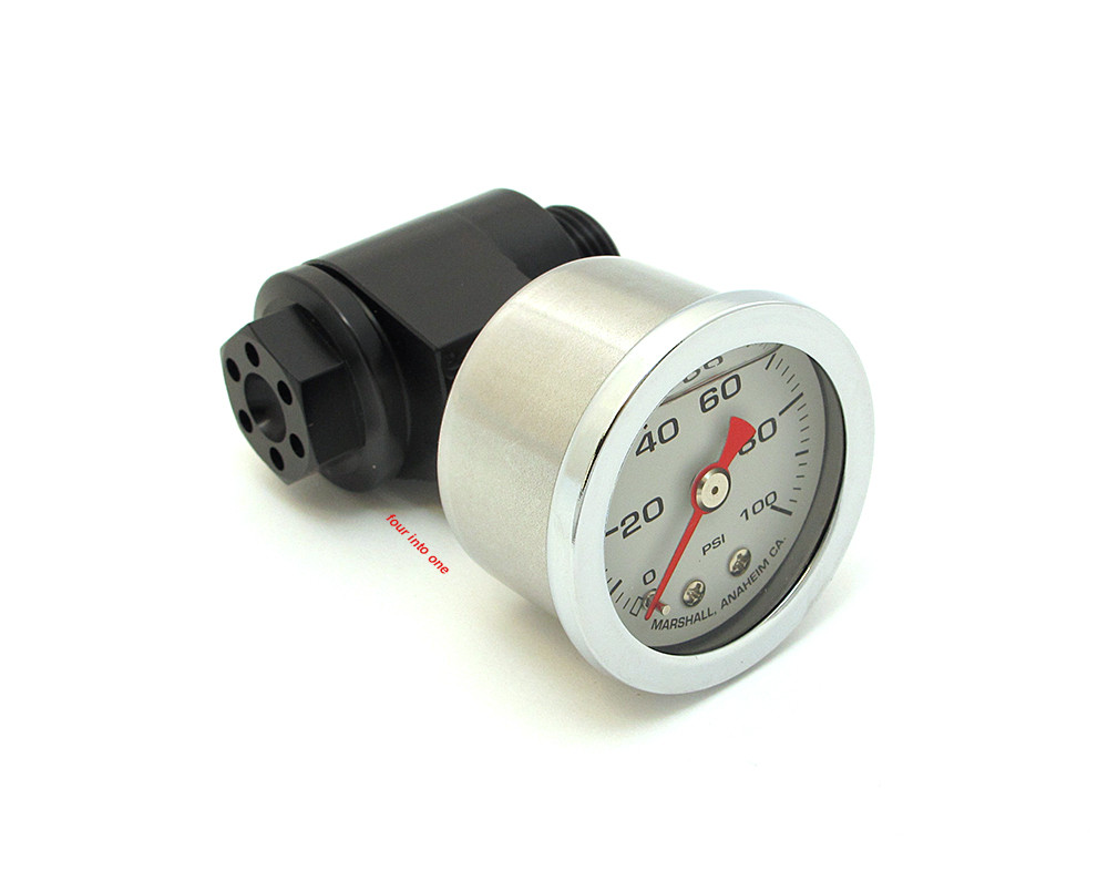 Joker Machine CB750 Oil Pressure Gauge Assembly - Black