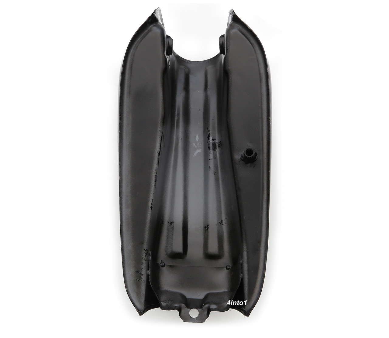  バイクタンク ブラック The Peanut Classic Style Gas Tank - Black