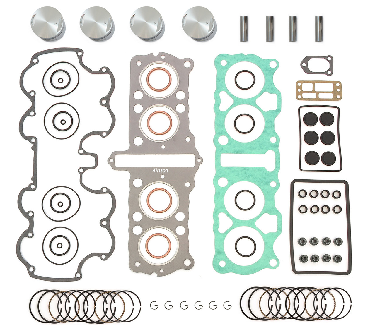UNIT/04 × NULLPIXEL set CB缶 custom parts honda-cb750-top-end-engine-