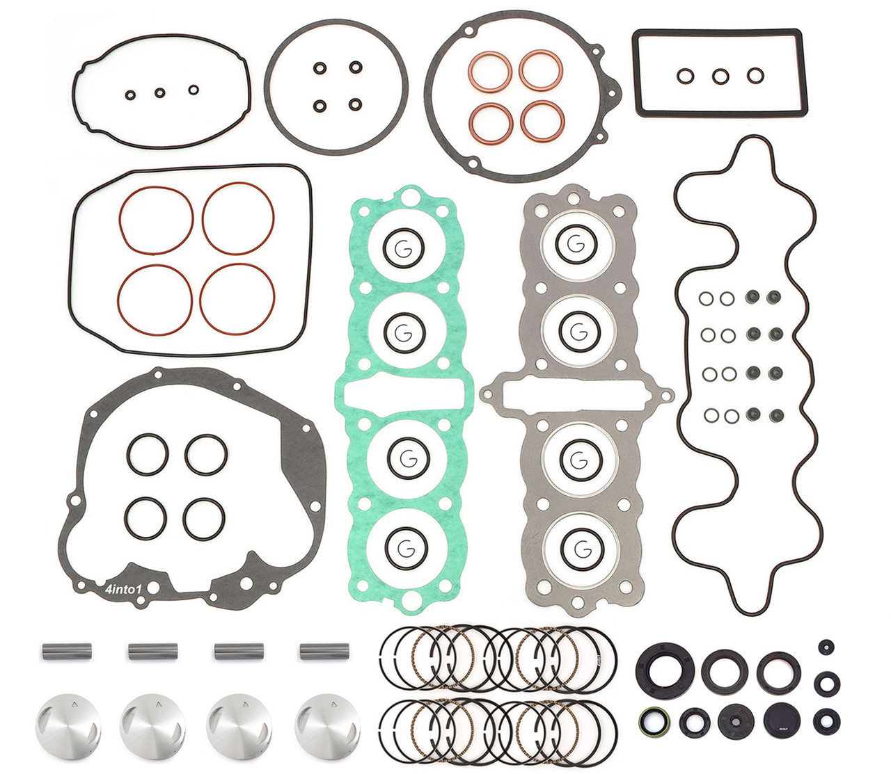 Engine Rebuild Kit w/ Pistons Honda CB550