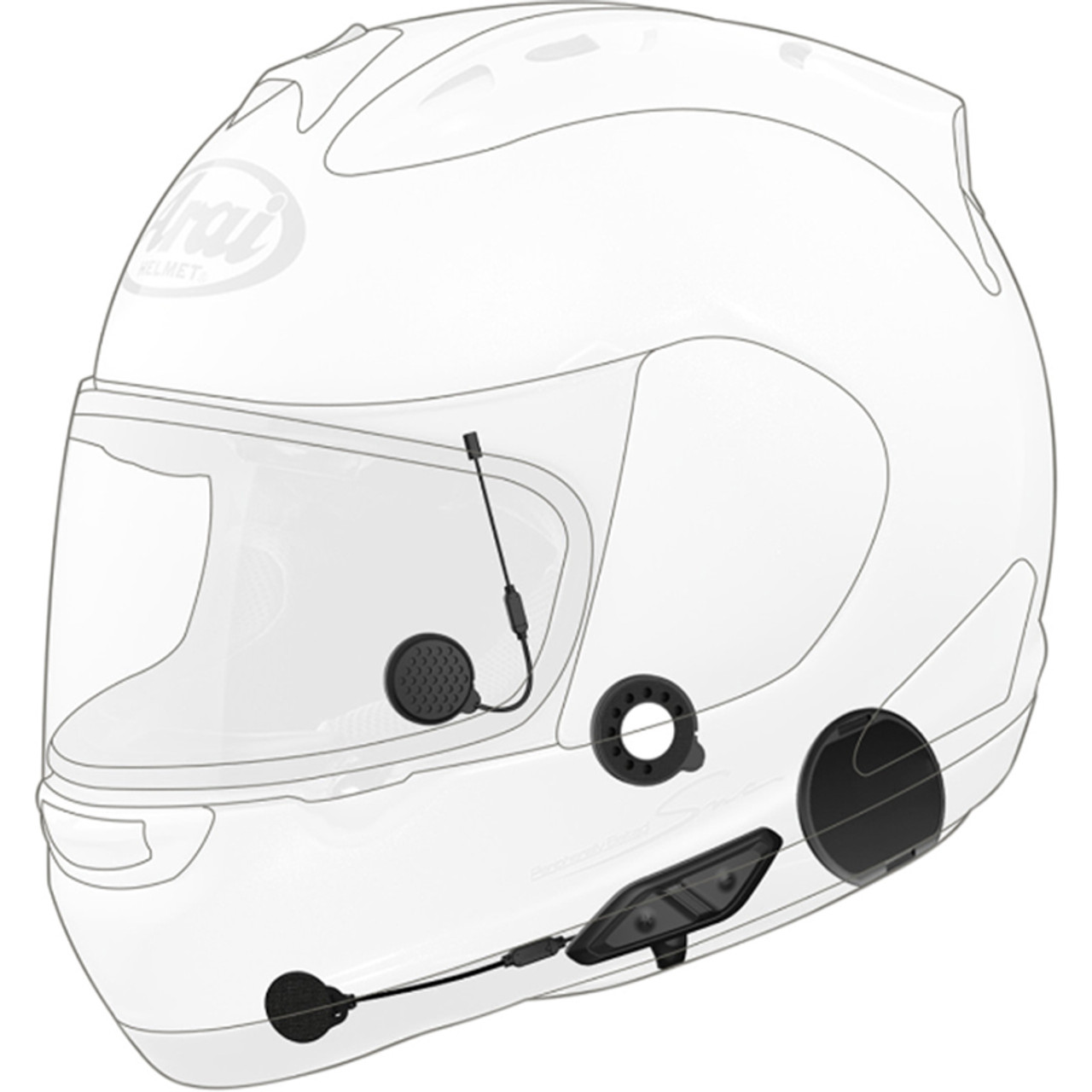 sena 10u bluetooth headset for arai full face helmets