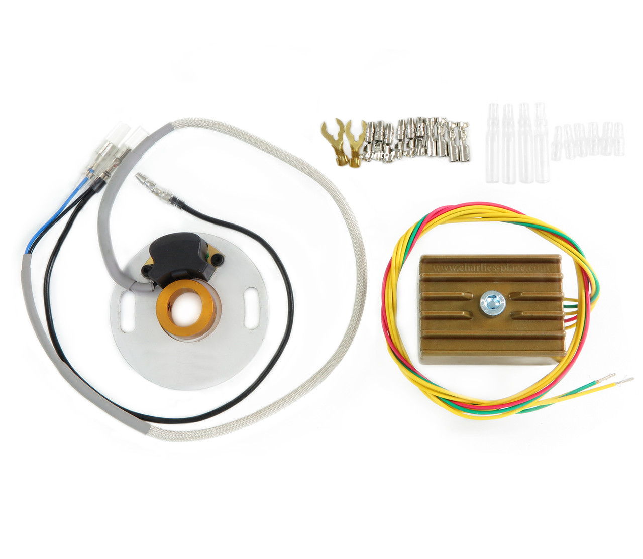 Charlie's Place Electronic Ignition w/ Regulator Rectifier Honda CA72/77 Dream