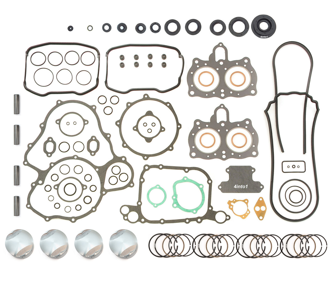 Engine Rebuild Kit w/ Standard Pistons Honda GL1000 Gold Wing 1975-1979