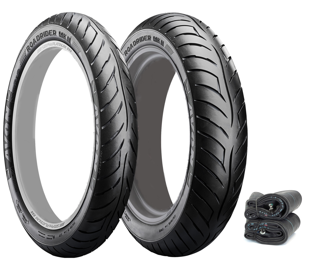 Avon Roadrider MKII Tire Set - Yamaha RD400 XS400
