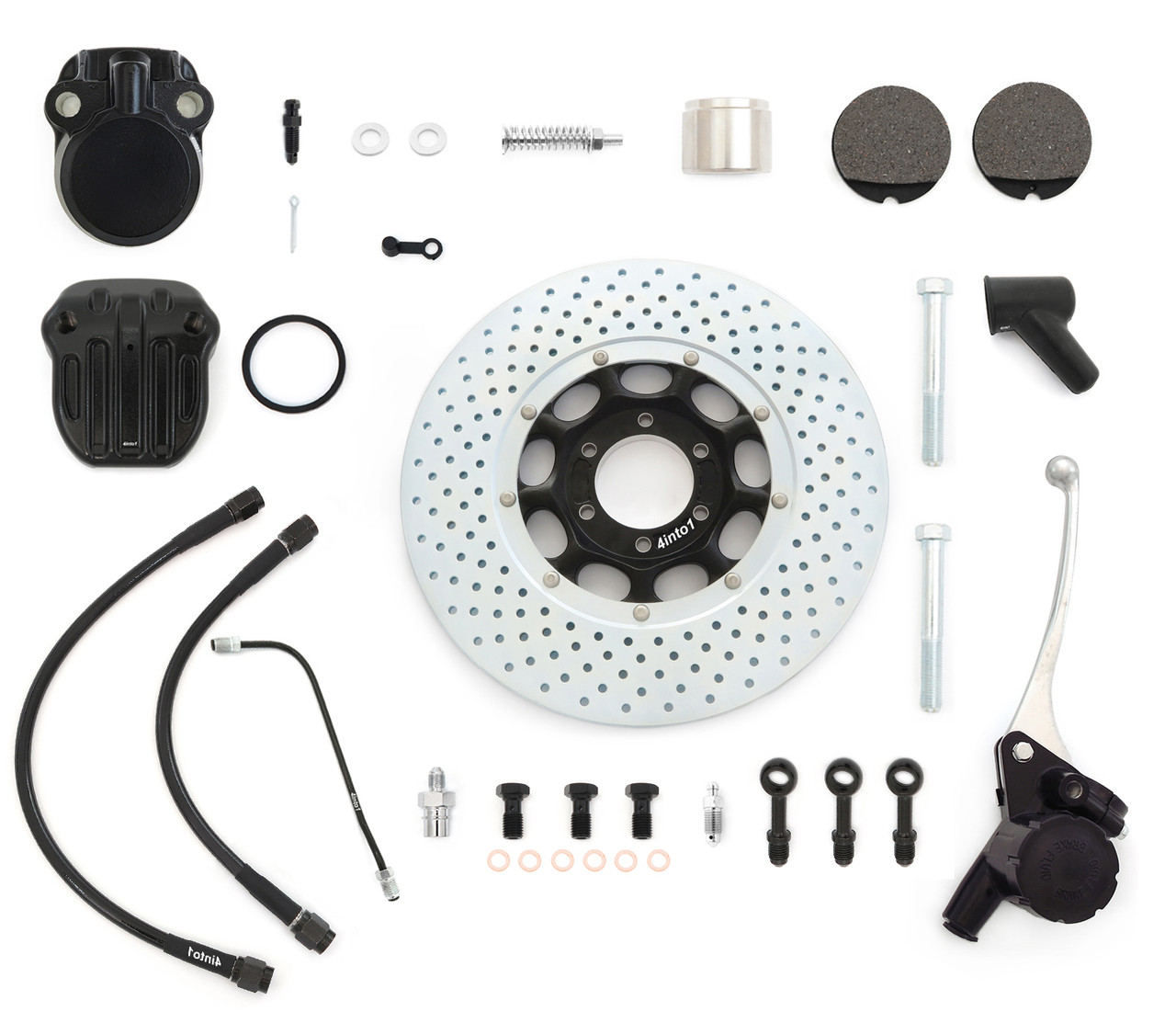 Ultimate Performance Front Brake Kit Black Lines Honda CB750F 19751976