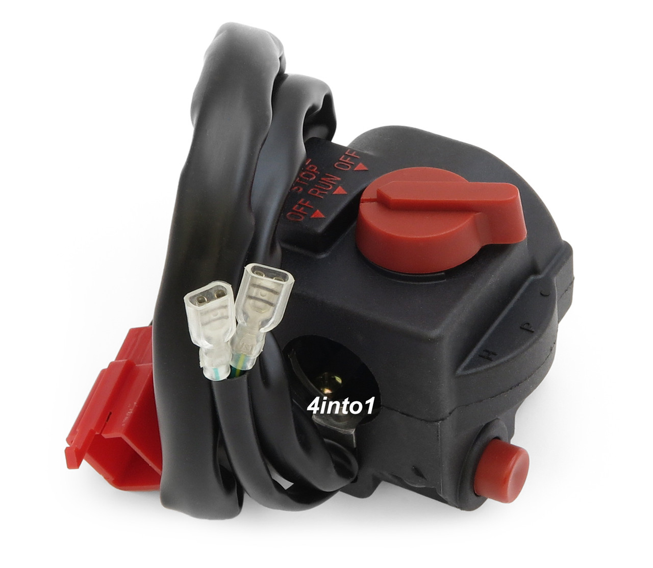 Emgo Right-Side Handlebar Switch Assembly W/Built-In Throttle Housing - 46-68843 For 1974 Honda CB550K And 1973-1974 Honda CB750K Motorcycles - Dennis Kirk - Foto 3