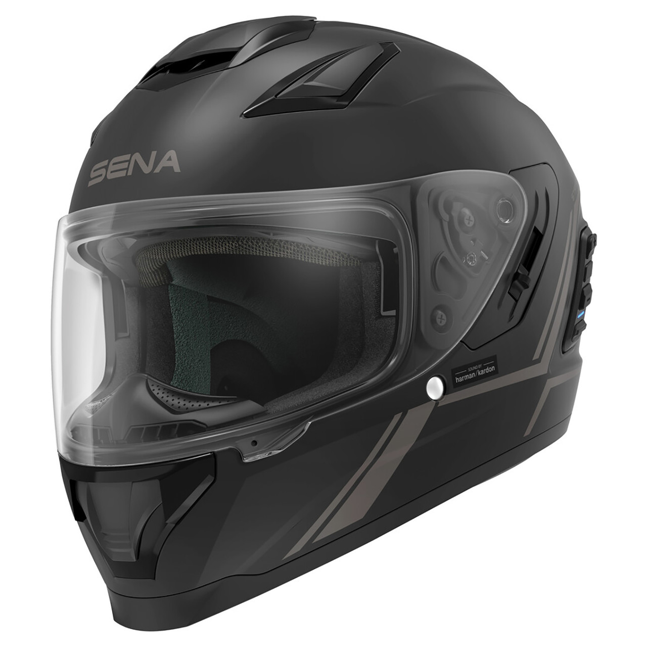 Sena Stryker Full Face Smart Bluetooth Helmet Matte Black X