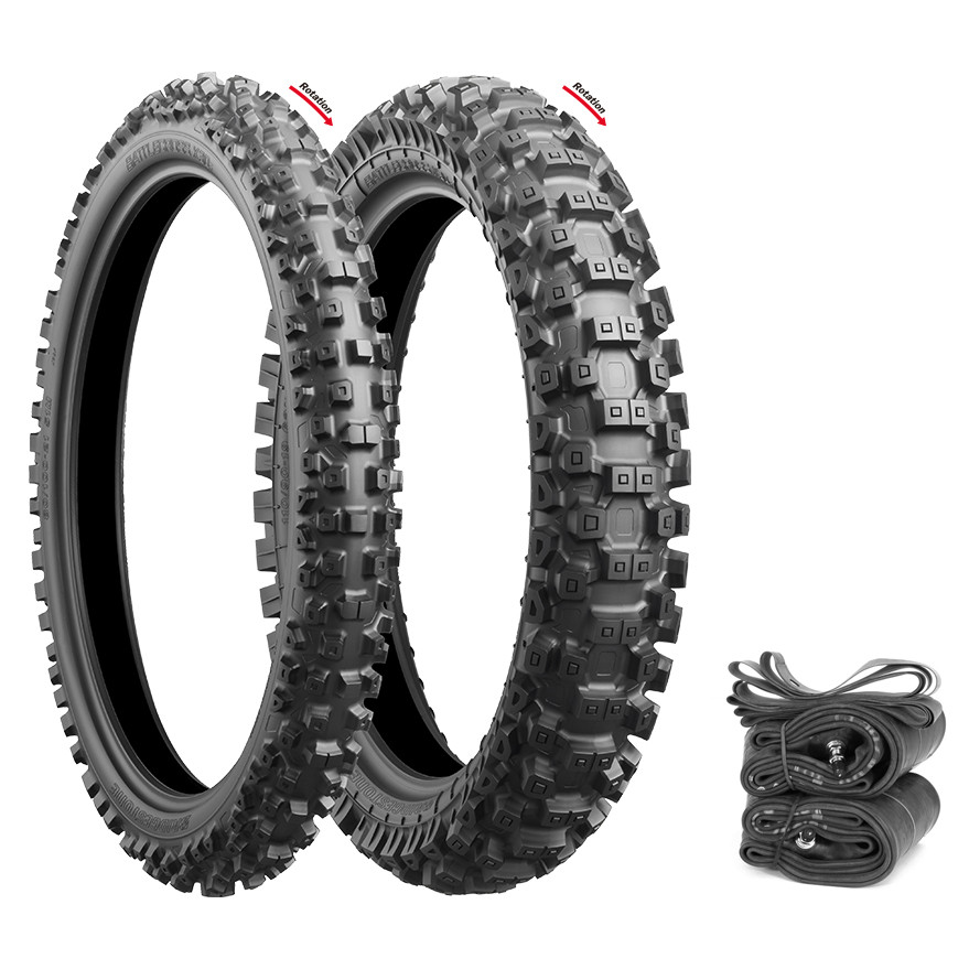 Bridgestone Battlecross X30 Intermediate Terrain Tire Set - CR125R