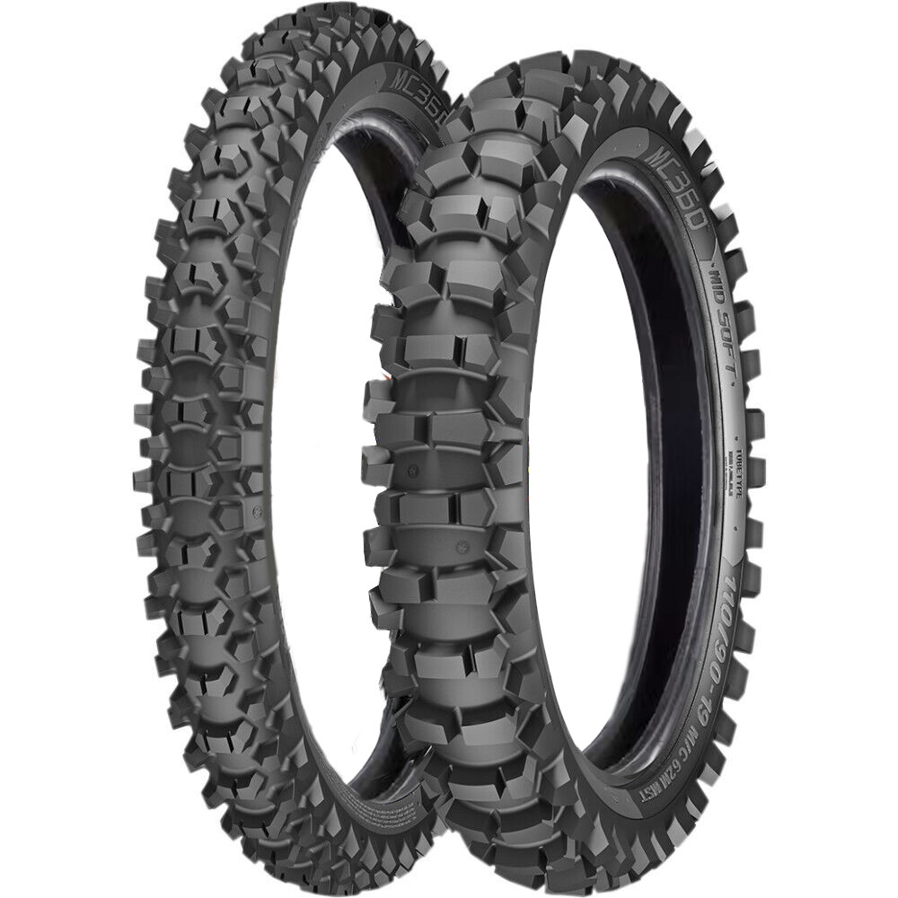 Metzeler MC360 Mid-Soft Tire Set - CR125R CRF250R