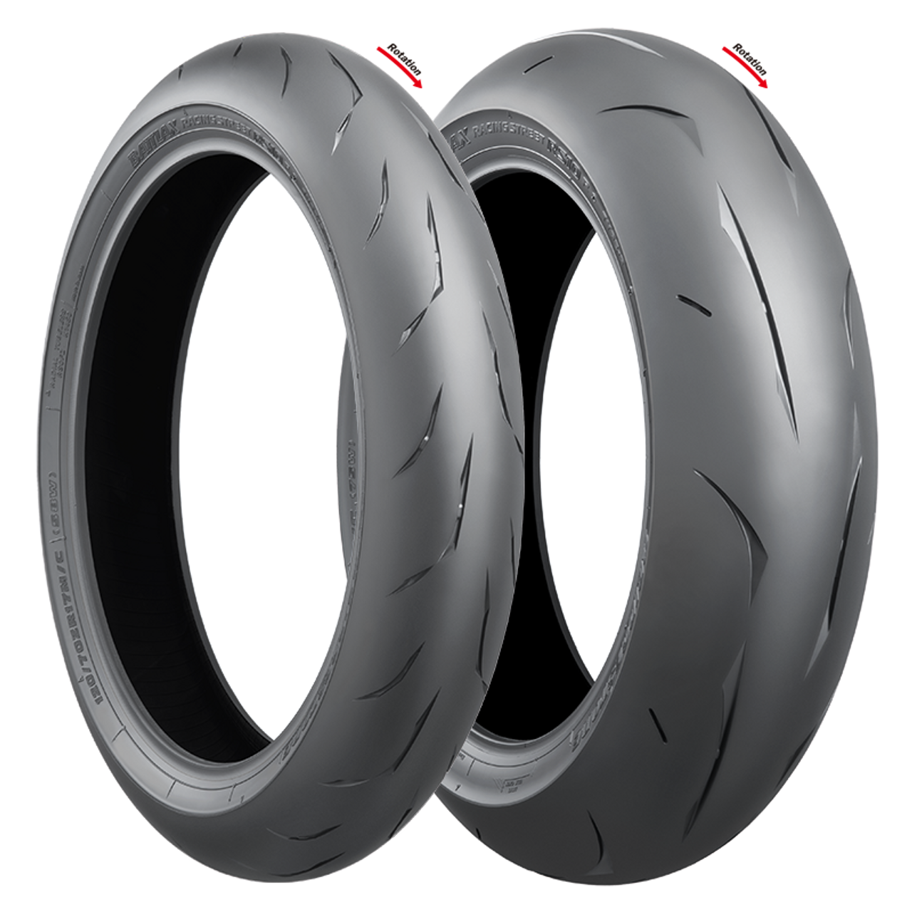 Bridgestone Battlax RS10 Racing Street Tire Set - CBR600F4 CBR600RR VFR800  VTR1000F - パーツ