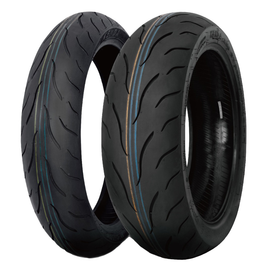 Kenda KM1 Tire Set - CBR600F4 CBR600RR VFR800 VTR1000F