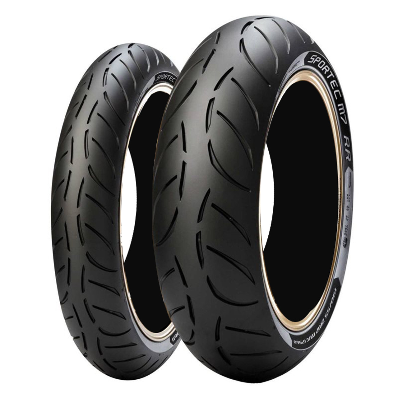 Metzeler Sportec M7 RR Tire Set - CBR600F4 CBR600RR VFR800 VTR1000F