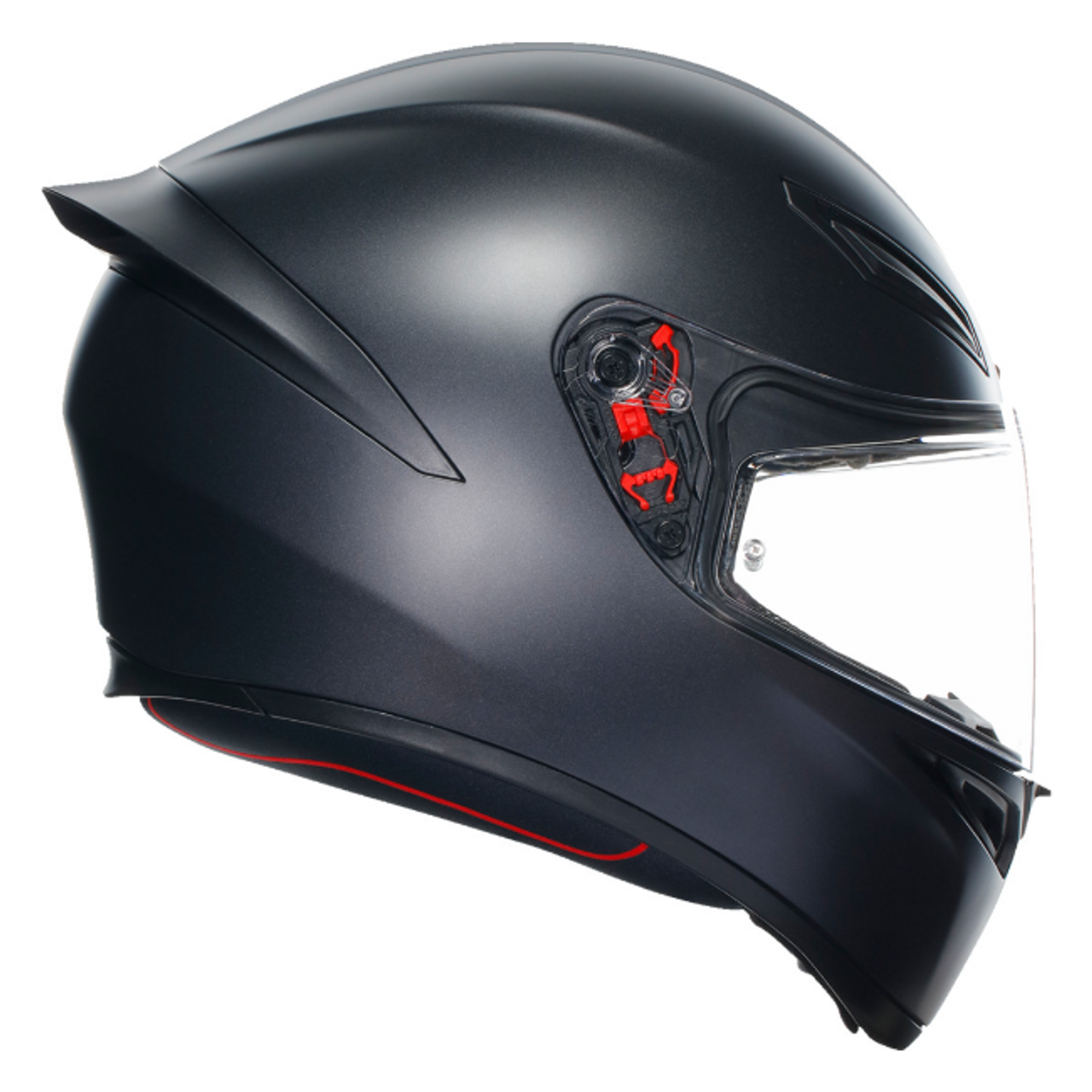 AGV K1-s ECE 22.06 Solid Matt Black Full Face Motorcycle Helmet, 2206 -  Helia Beer Co