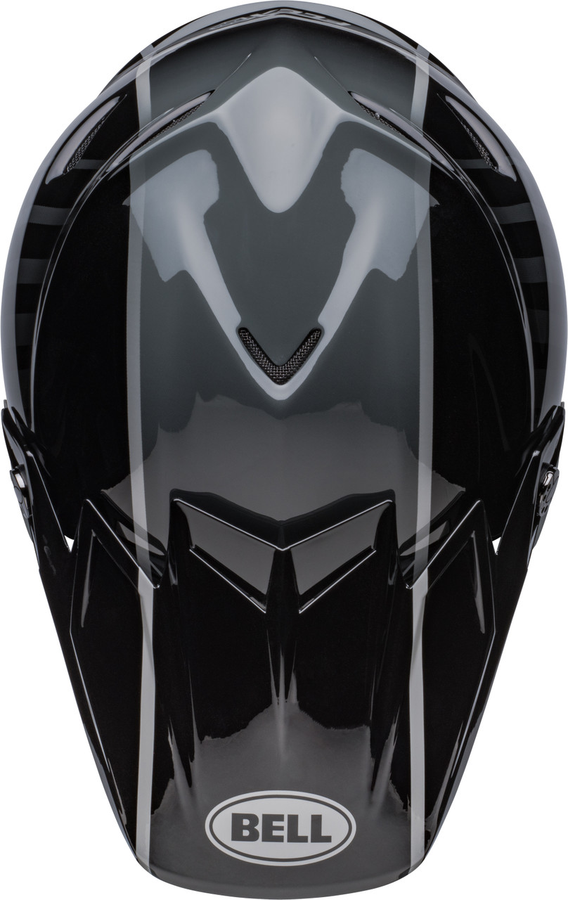 Bell Moto-9S Flex Helmet - Sprint Matte/Gloss Black/Gray - Small