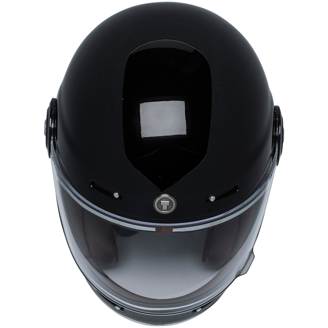 Torc T1 Retro Motorcycle Helmet - Gloss Black - Large (OPEN BOX)