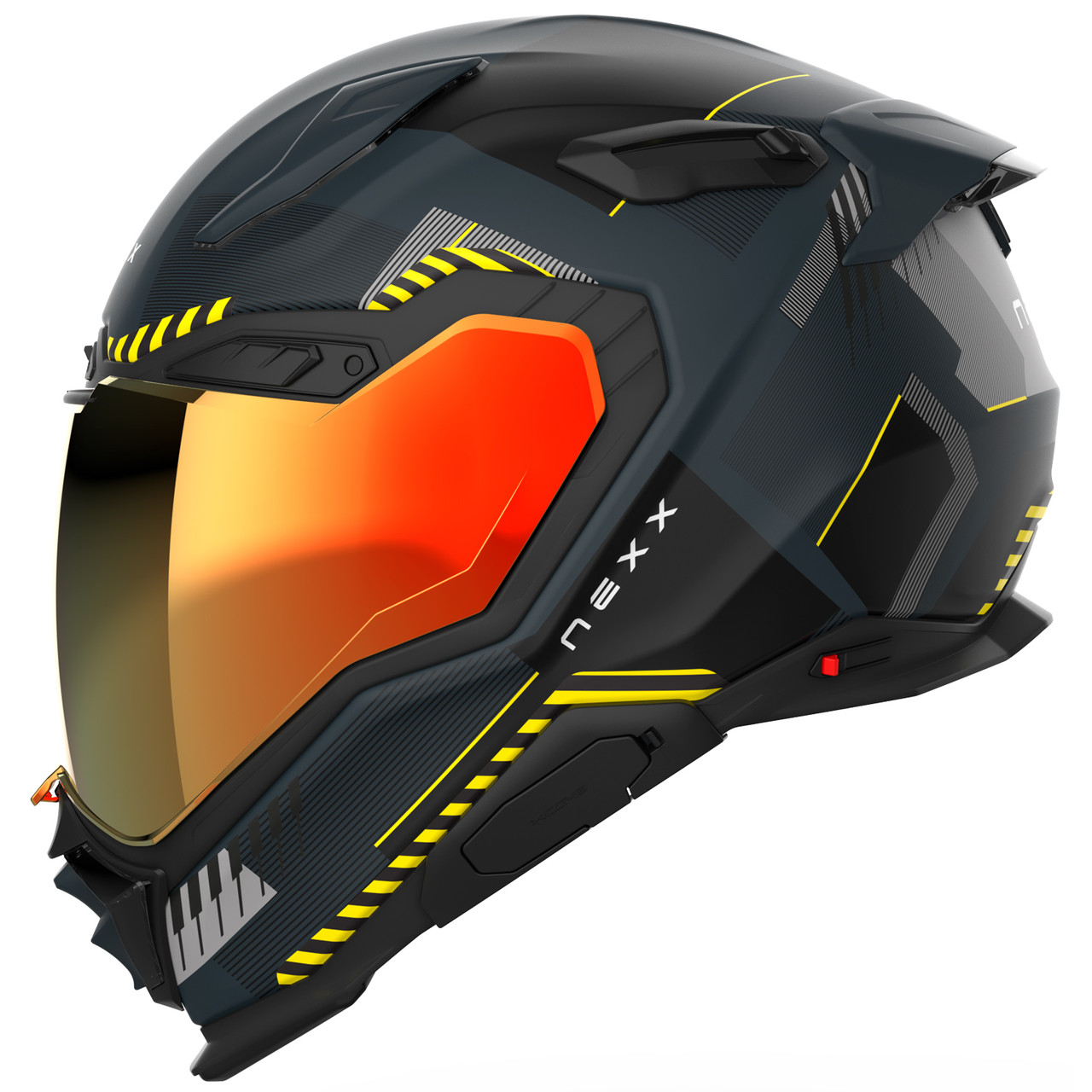 Nexx XWST3 Helmet - Fluence Grey / Matte Yellow - Large (OPEN BOX)