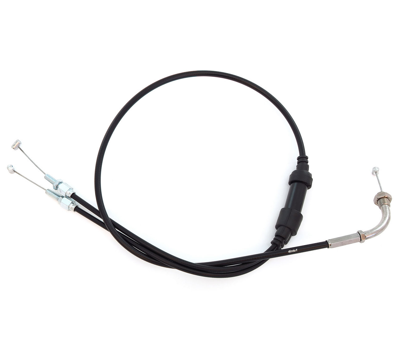 Honda CB350 Cables Short Control Cable Set For Honda CB350, CB350K, CL350 Twins – Throttle, Clutch & Brake Cables – New, Made In Taiwan Honda Cb550 Throttle Cable - Foto 4