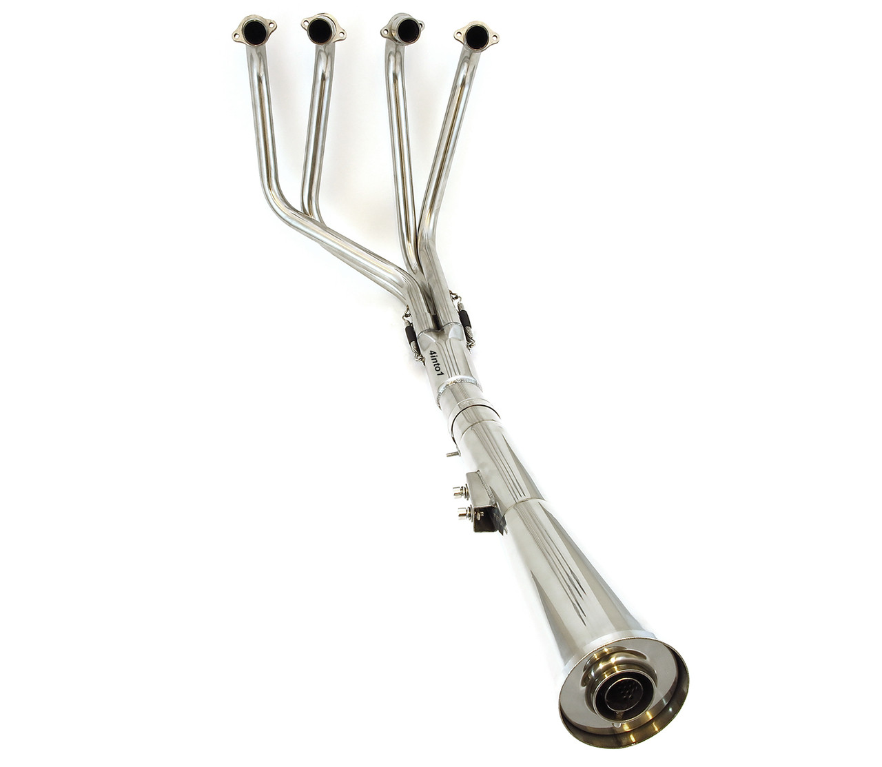 Delkevic 4into1 Stainless Steel Exhaust Megaphone Muffler Honda CB500K CB550