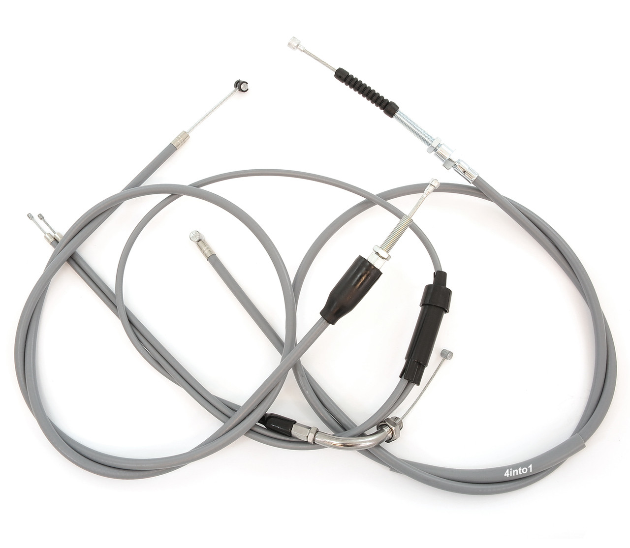Short Throttle Cable Set Pull Push Cables Compatible With Honda Cb350f Cb400f Cb500 Ft500 Cb550 Cb750 Cafe