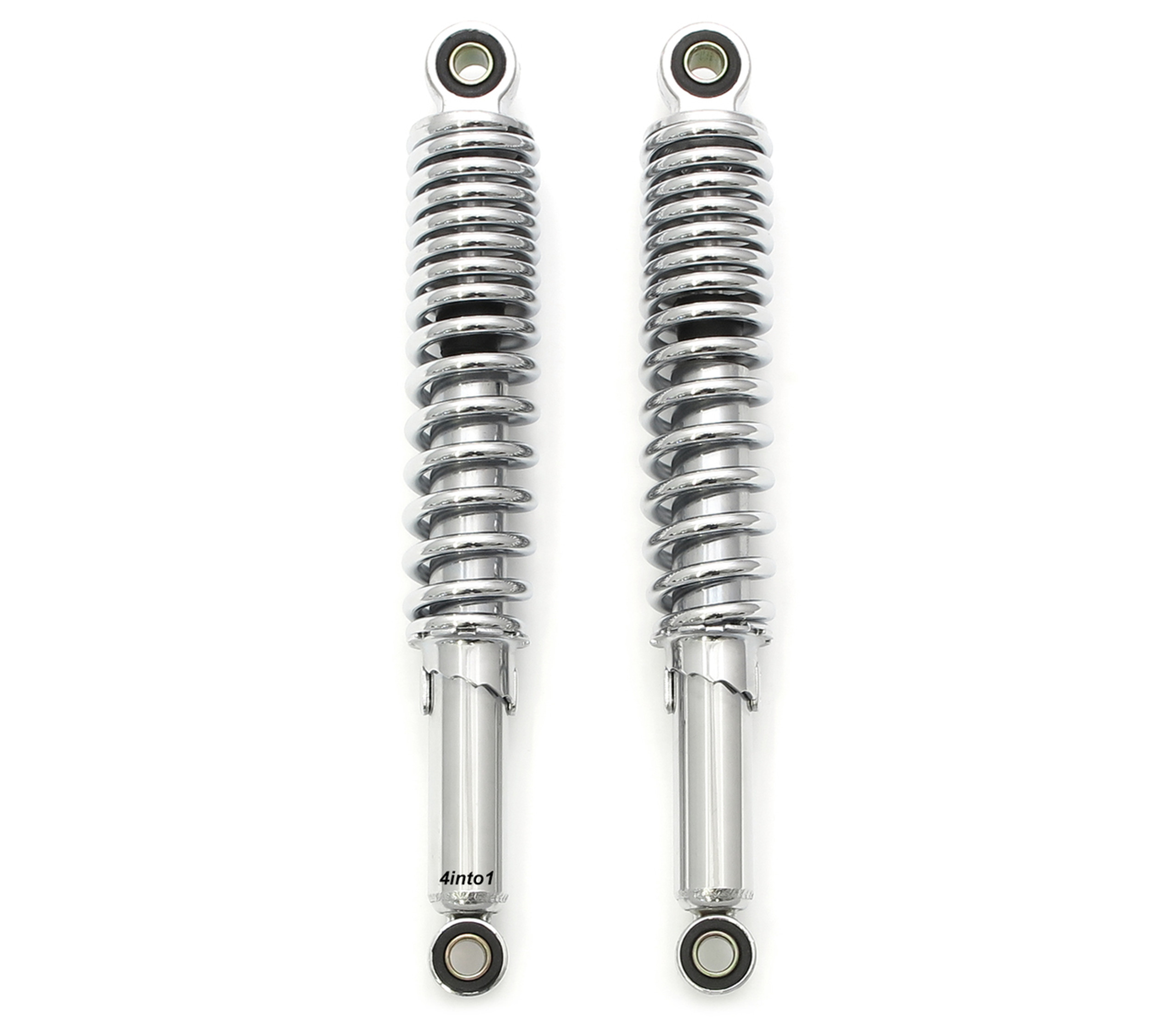 Adjustable All Black Pefomance CNC Shocks - Eye / Eye - 340