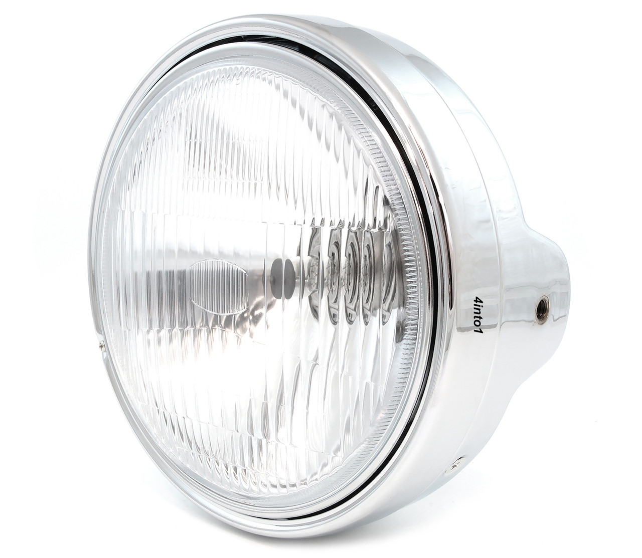 7" Halogen Headlight Assembly Chrome