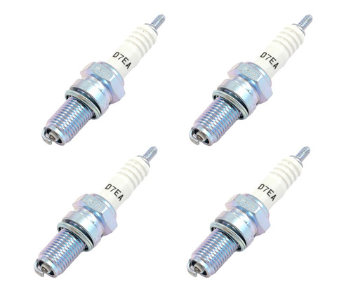 Ngk 7173 NGK D7EA Spark Plug Set - 4 Pack, 12mm Thread, 19mm Long