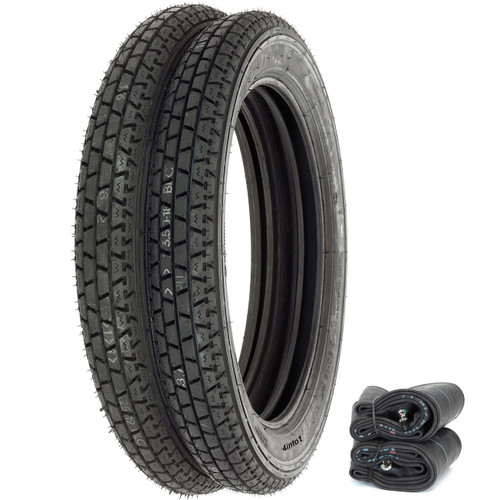 Metzeler Block C Tire Set - Honda CL72 CL77
