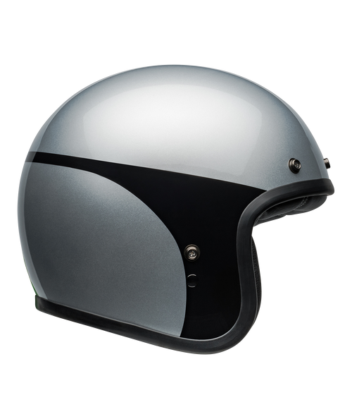Bell Custom 500 Chassis Gloss Silver/Black - Small (CLOSEOUT)