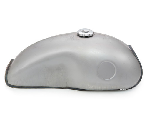 The Mojave Cafe Racer Gas Tank - Raw Steel (BLEMISHED)