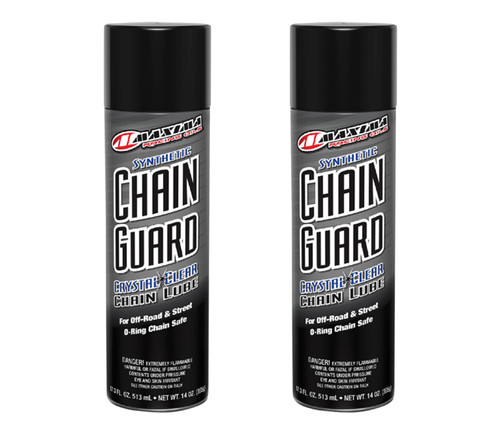 2 Pack Maxima Synthetic Chain Guard Lube - 14 Oz.