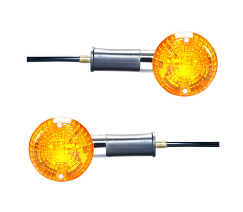 2 Pack K&S Rear Turn Signal Assembly - Kawasaki BN125 EN500 ZL600 ZR750/1100 VN800/1500