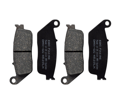 2 Pack EBC Organic Front or Rear Brake Pads - FA196 - Honda Kawasaki Suzuki