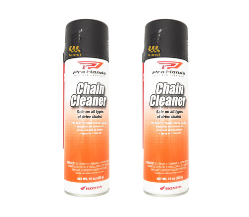2 Pack Genuine Honda Chain Cleaners - 15 Oz.