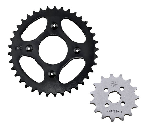 JT Sprockets 15T Front & 35T Rear Sprocket Kit - Honda CT70 XL70