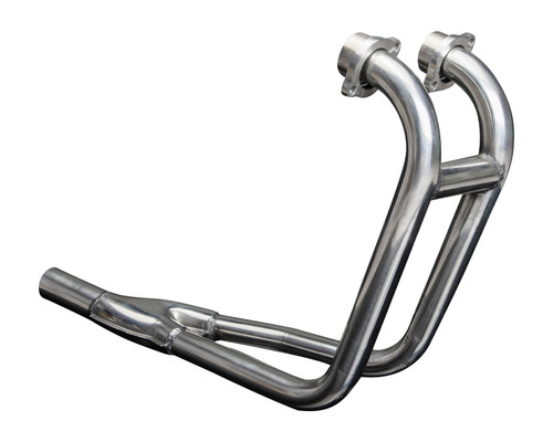 Delkevic 2-1 Stainless Steel Header Downpipe - Suzuki GS500 - 1989-2009 (CLOSEOUT)
