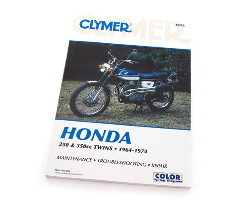 Clymer Manual - Honda 250 & 350cc Twins - 1964-1974