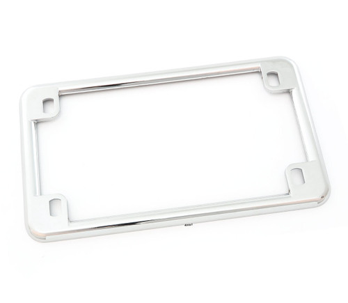 Chrome Motorcycle License Plate Frame