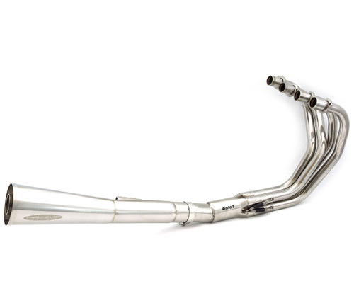 Delkevic 4into1 Stainless Steel Exhaust - Straight Muffler - Honda