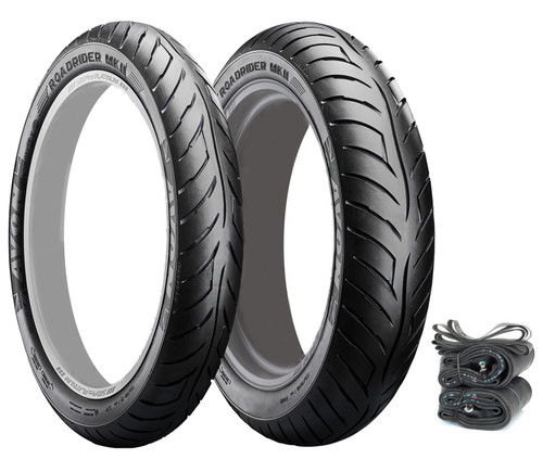 Avon Roadrider MKII Tire Set - Honda CB125S/175/200/72/77/350/360/400F CL175/200/360 CJ360