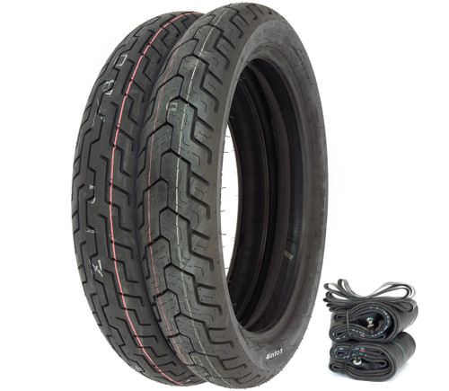 Dunlop D404 Tire Set - Honda CM400A/T 79-80 CM400E CM450E