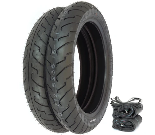 Dunlop D404 Tire Set - Honda SL350K CB400A/T CB/CL450K CB500/550/750