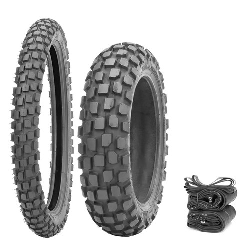 Front Rear Tire Set For Z125 New IRC GP22 Dual Sport Tire Set