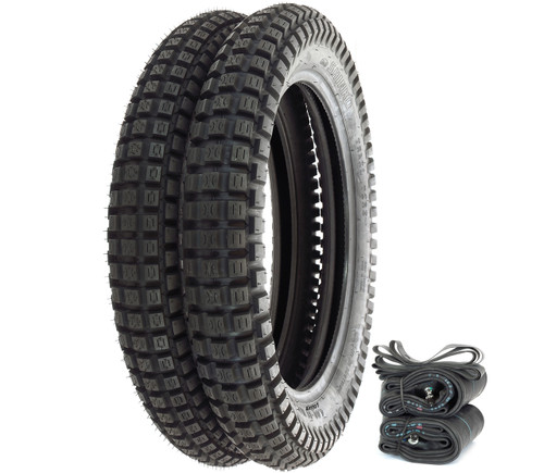 Shinko SR241 Trail Tire Set - Honda NX/TL125 XL125S XR/XL185 TLR200 XL200R/250