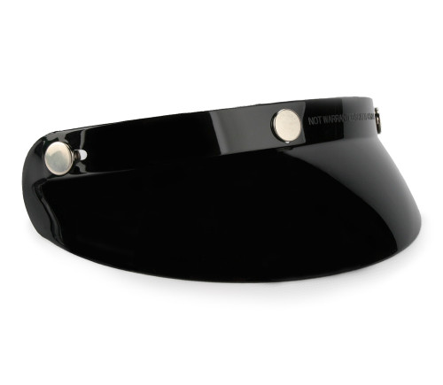 Z1R - 3 Snap Bubble Visor - Black