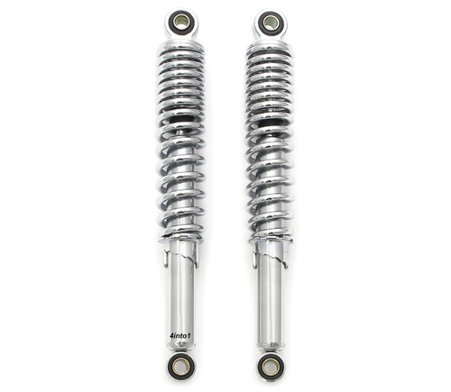 Performance Shocks - Black w/ Chrome Spring - Eye / Eye - 335mm