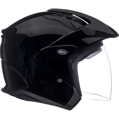 Bell Pit Boss Harley Motorradhelm – Schwarz Glänzend, Größe X-Small/Small, Massives Design