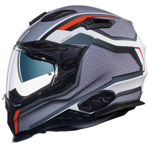 Nexx XWST 2 Helmet - Motrox Titanium / Black / Neon Yellow