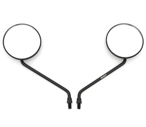Rectangular Cruiser Black Mirror Set - 10mm